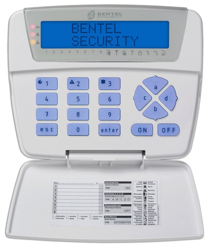 [102475007] TECLADO BENTEL BKB-LCD CLASSIKA